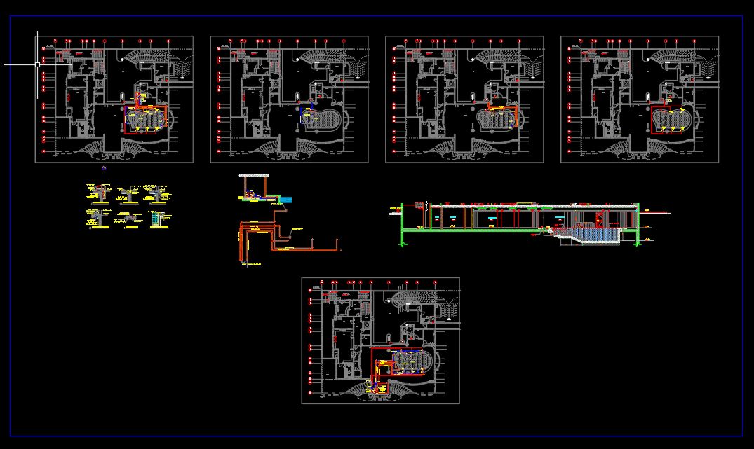 autocad templates of swimming pools